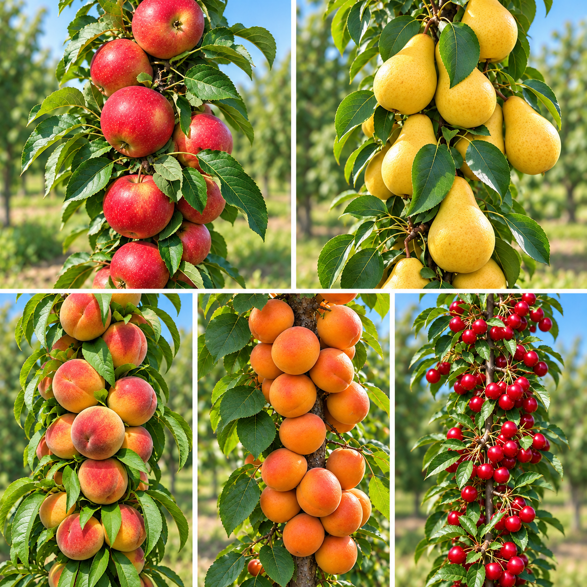 Pachet 5 Pomi Fructiferi Columnari